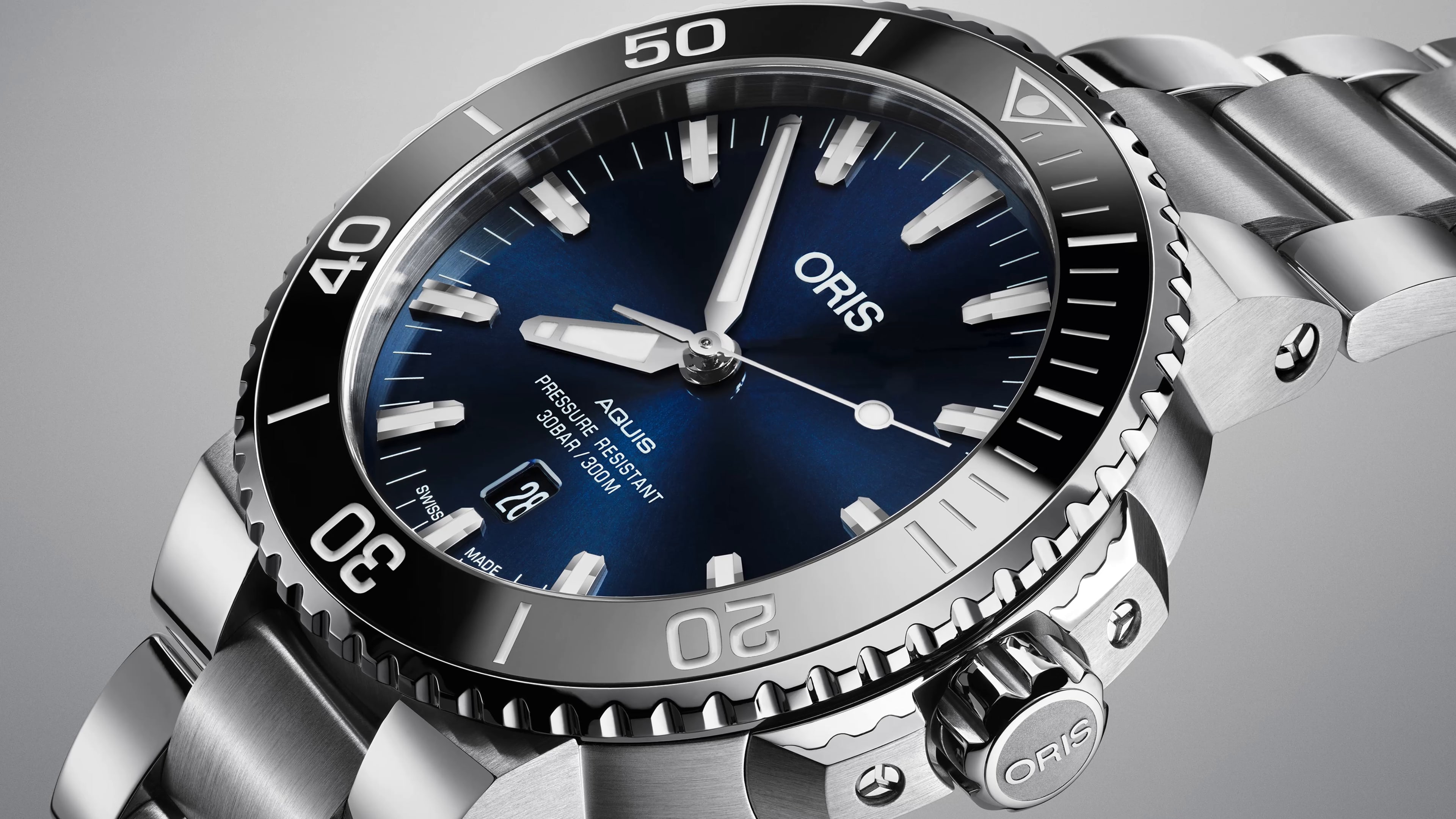 Aquis デイト - 01 733 7730 4135-07 8 24 05PEB | Oris
