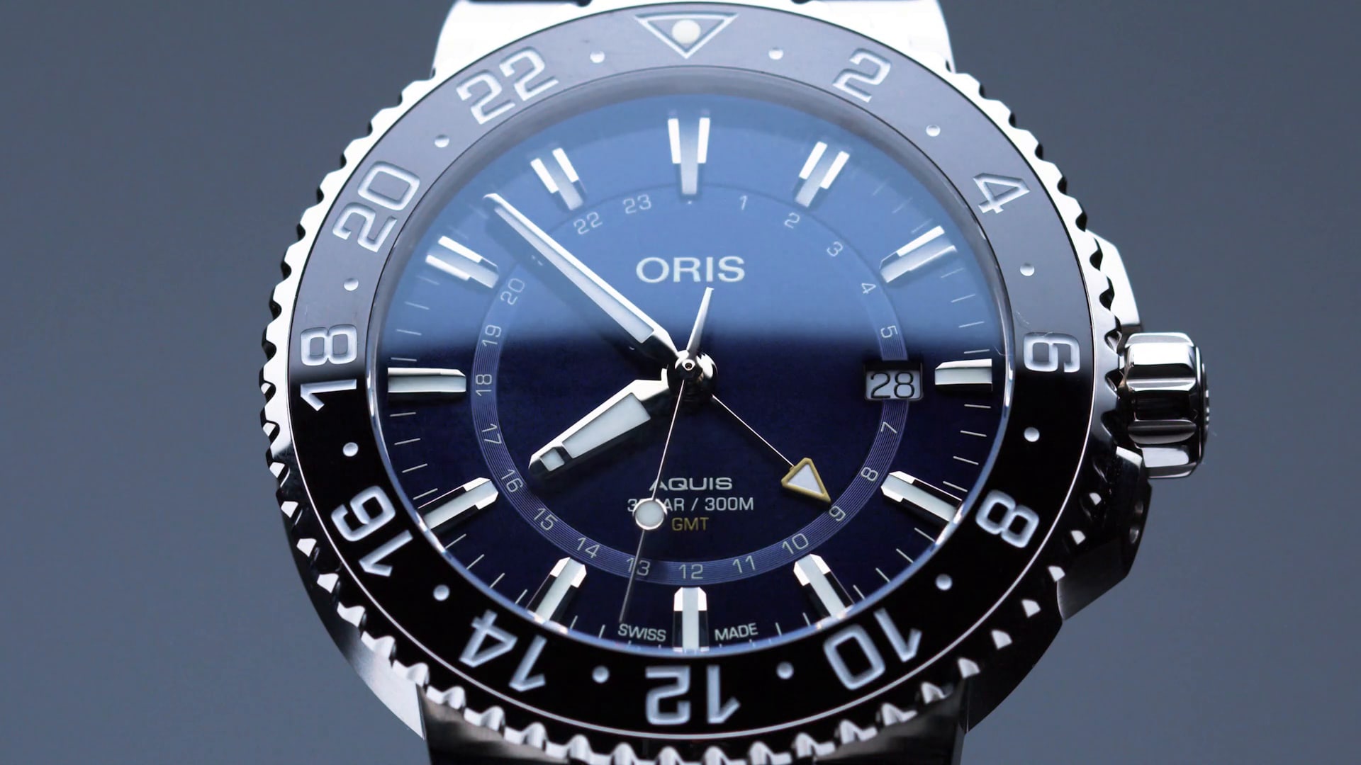 Aquis GMT Date 01 798 7754 4135 07 4 24 65EB Oris