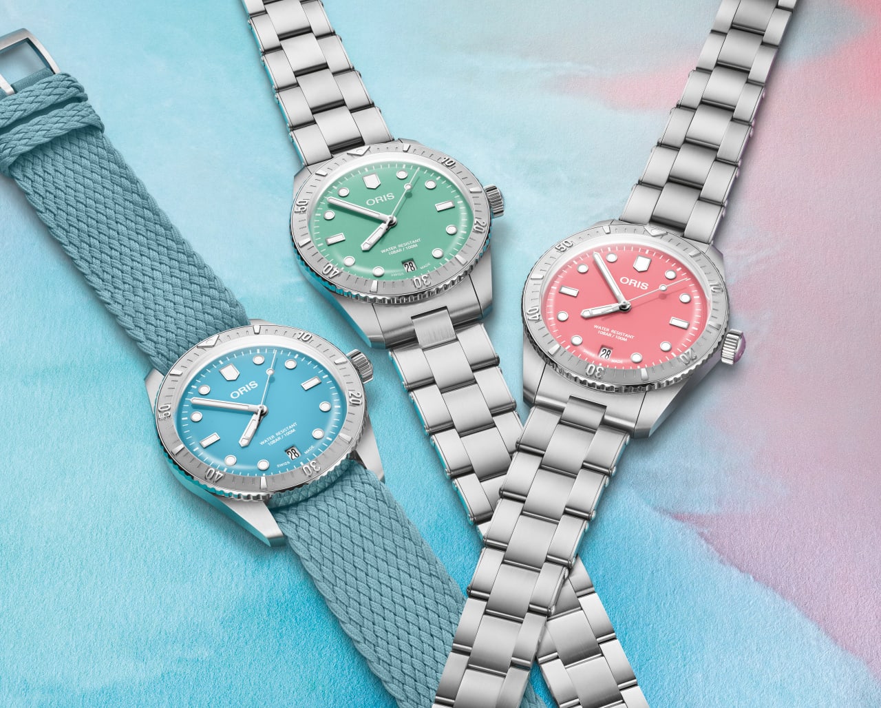 Divers Sixty-Five Cotton Candy - 01 733 7771 4057-07 8 19 18 | Oris