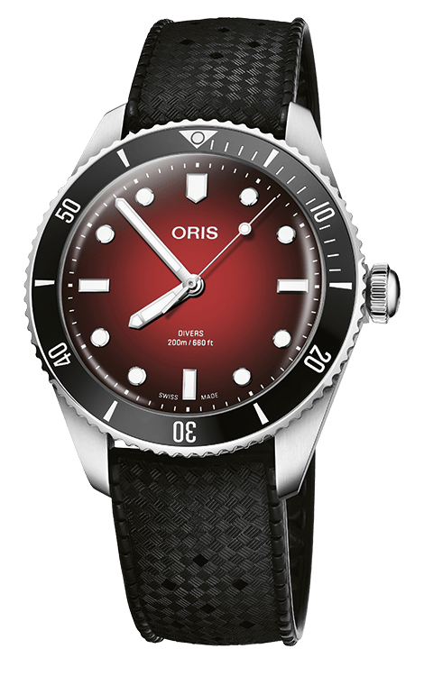 オリス ORIS AQUIS RED LIMITED EDITION 73376534183MB Oris Aquis Red Limited Edition Mens Automatic Divers