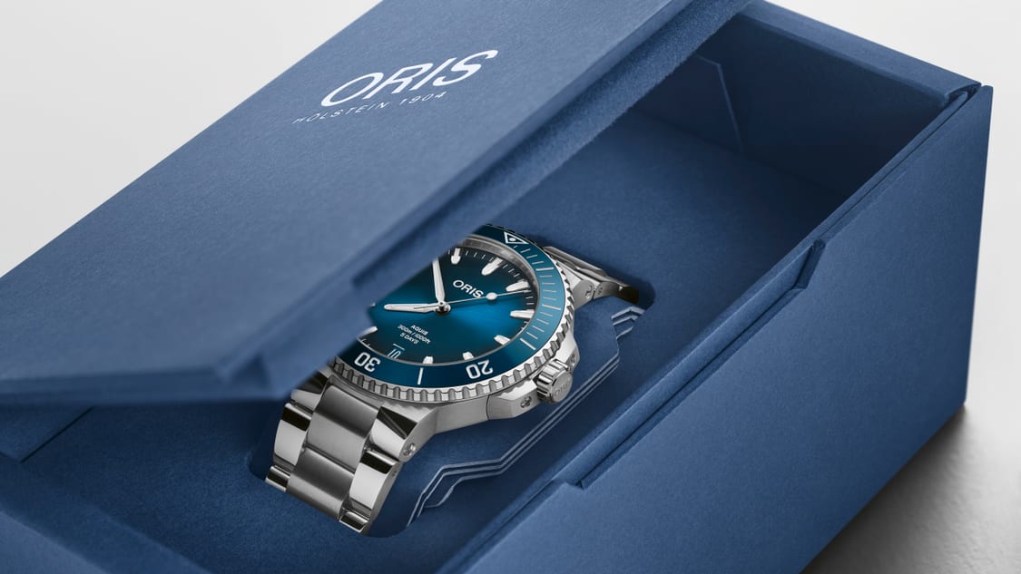 Boxing clever - packaging Oris