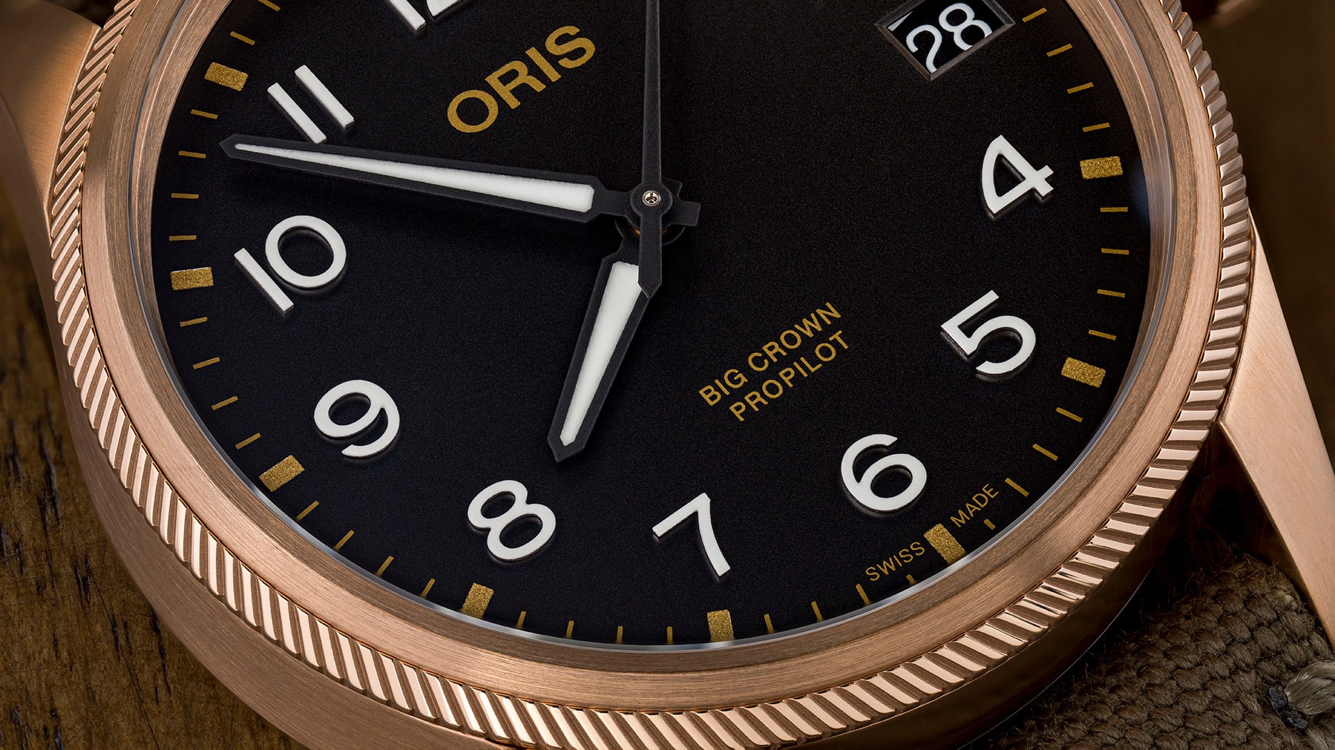 Oris Big Crown ProPilot Big Date Bronze