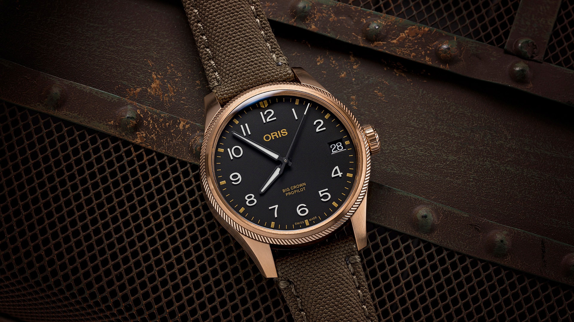 Oris Big Crown ProPilot Big Date Bronze