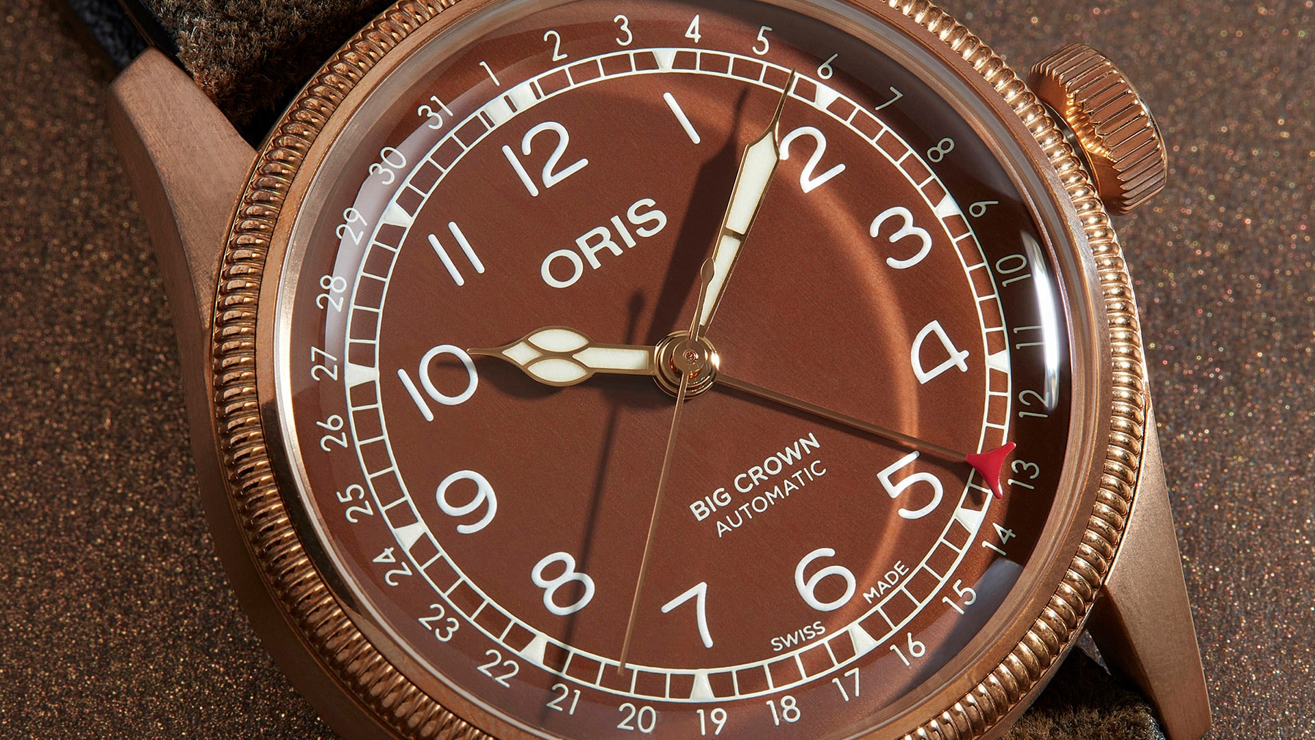 01 754 7741 3166-07 5 20 74BR - Oris Big Crown Bronze Pointer Date