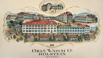 A PERIOD OF EXPANSION_Oris Factories Painting of 1929