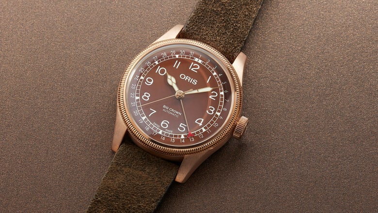 01 754 7741 3166-07 5 20 74BR - Oris Big Crown Bronze Pointer Date