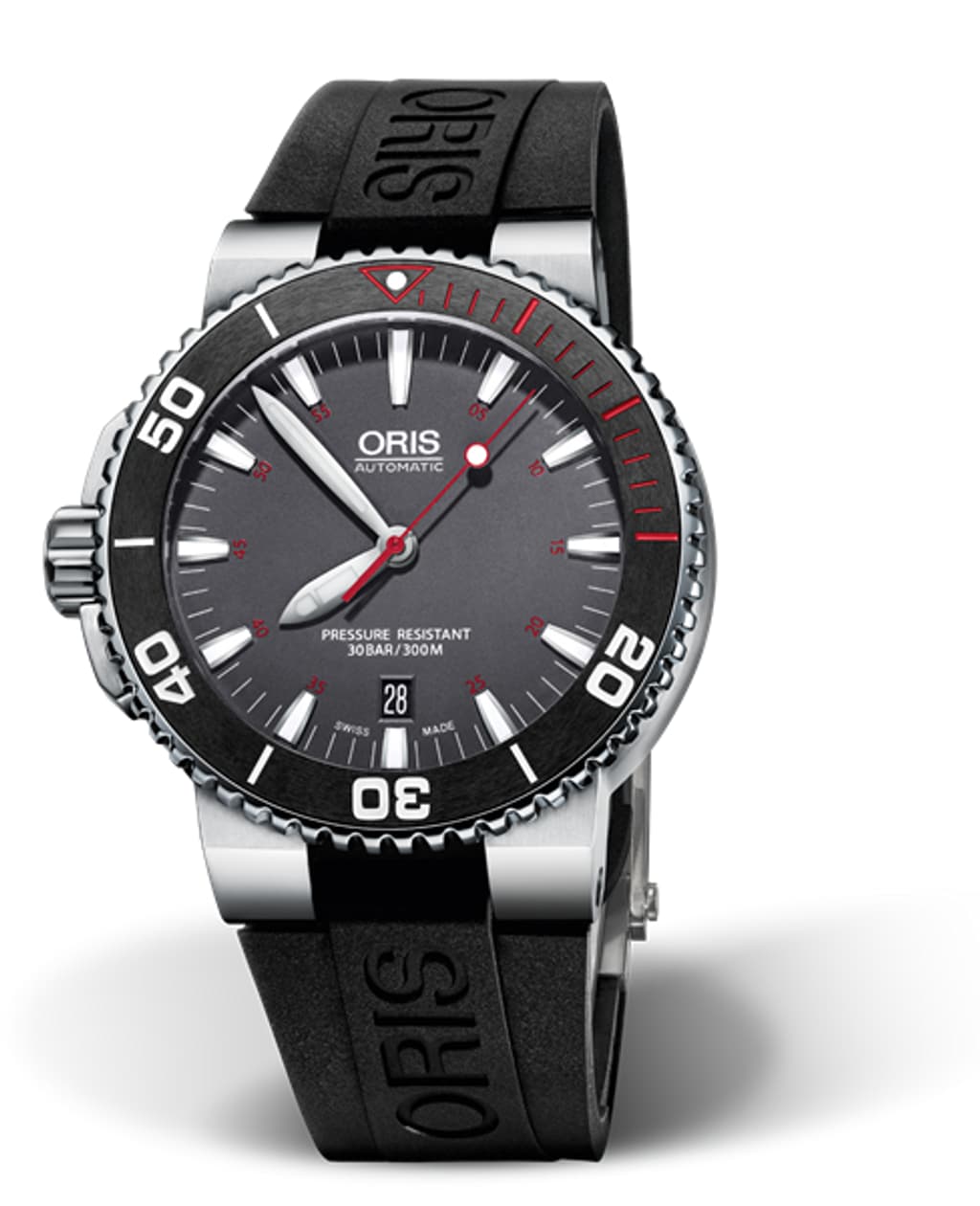 Aquis Red Limited Edition - 01 733 7653 4183-Set RS | Oris 