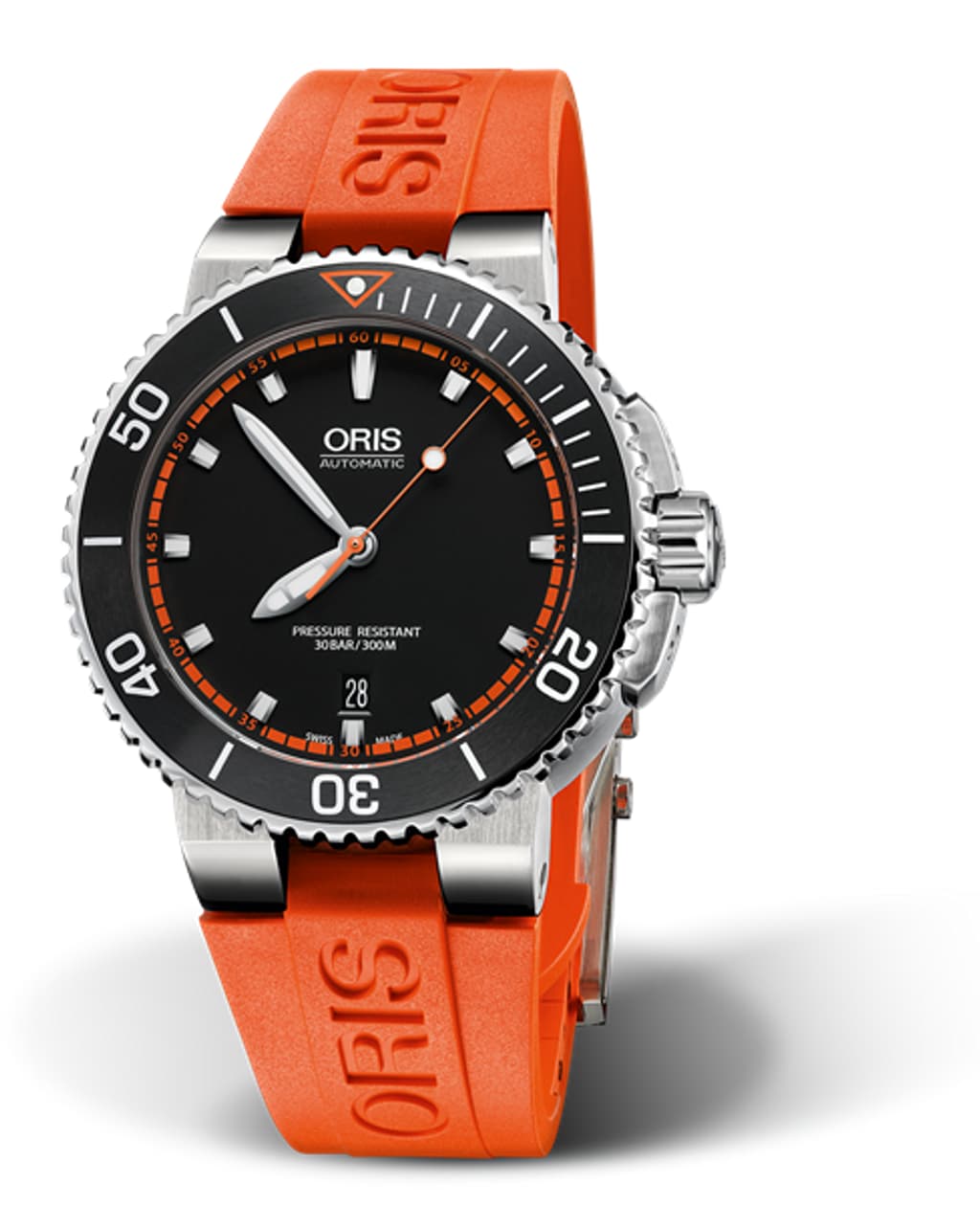 Aquis デイト - 01 733 7653 4128-07 4 26 32EB | Oris
