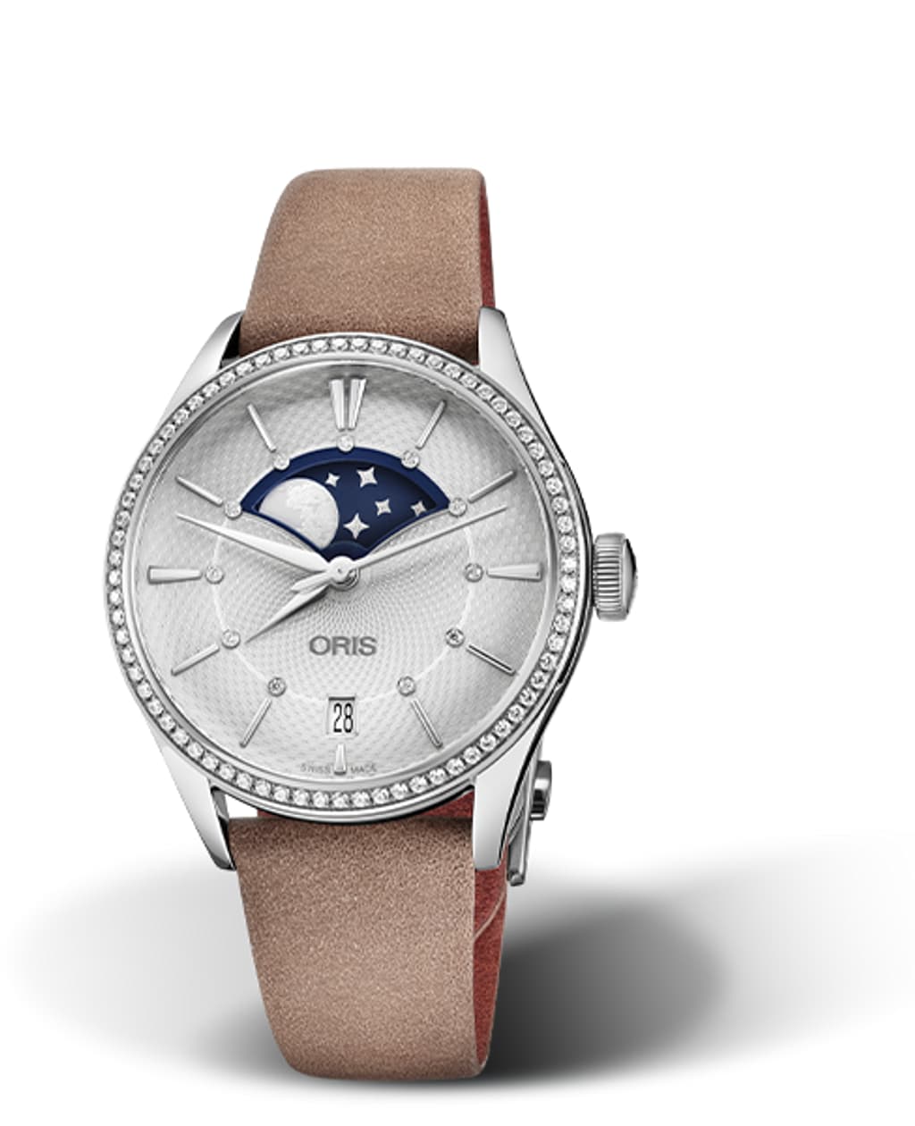 Vertical image of  Artelier Grande Lune, Date Diamonds