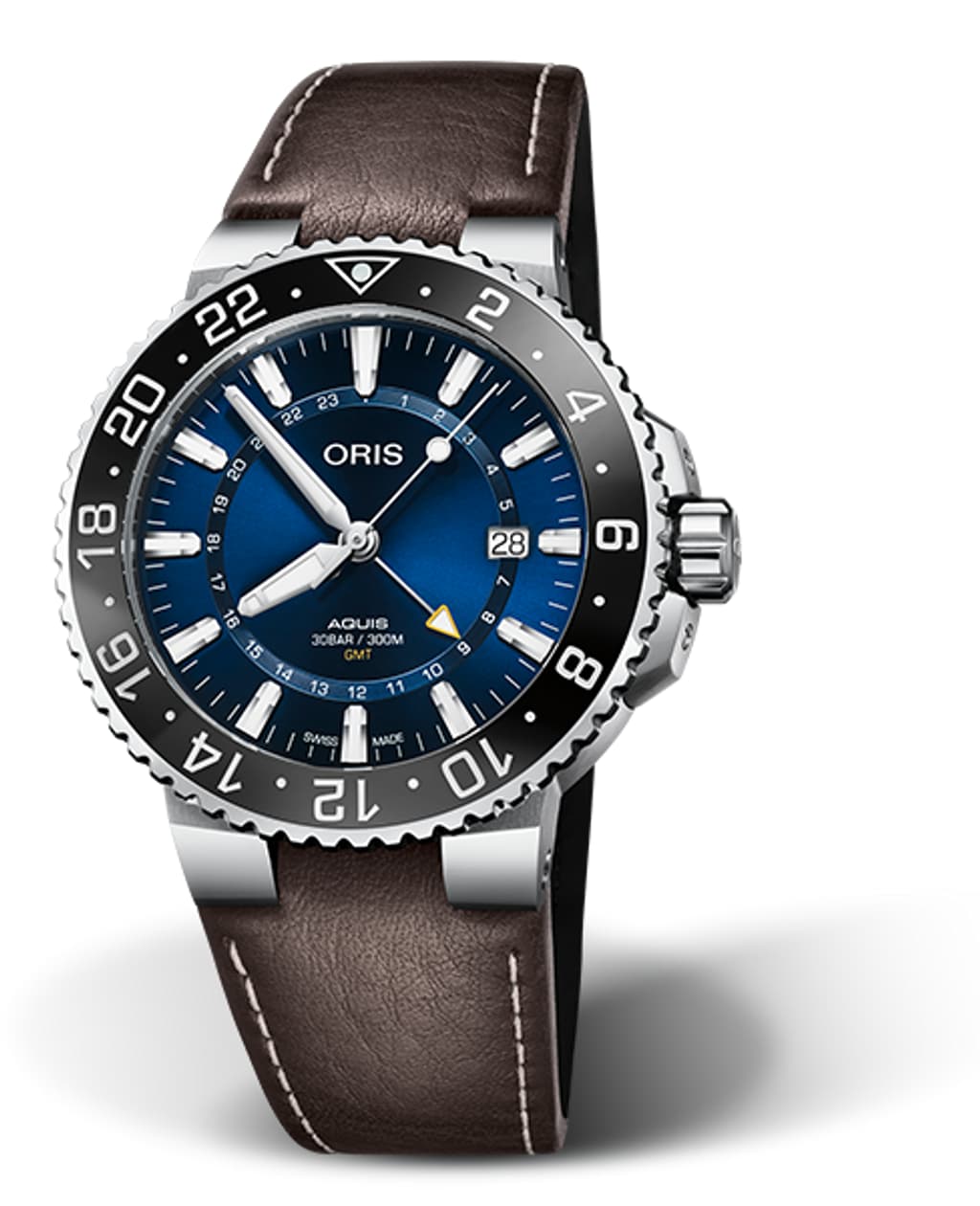 Vertical image of Aquis GMT Date