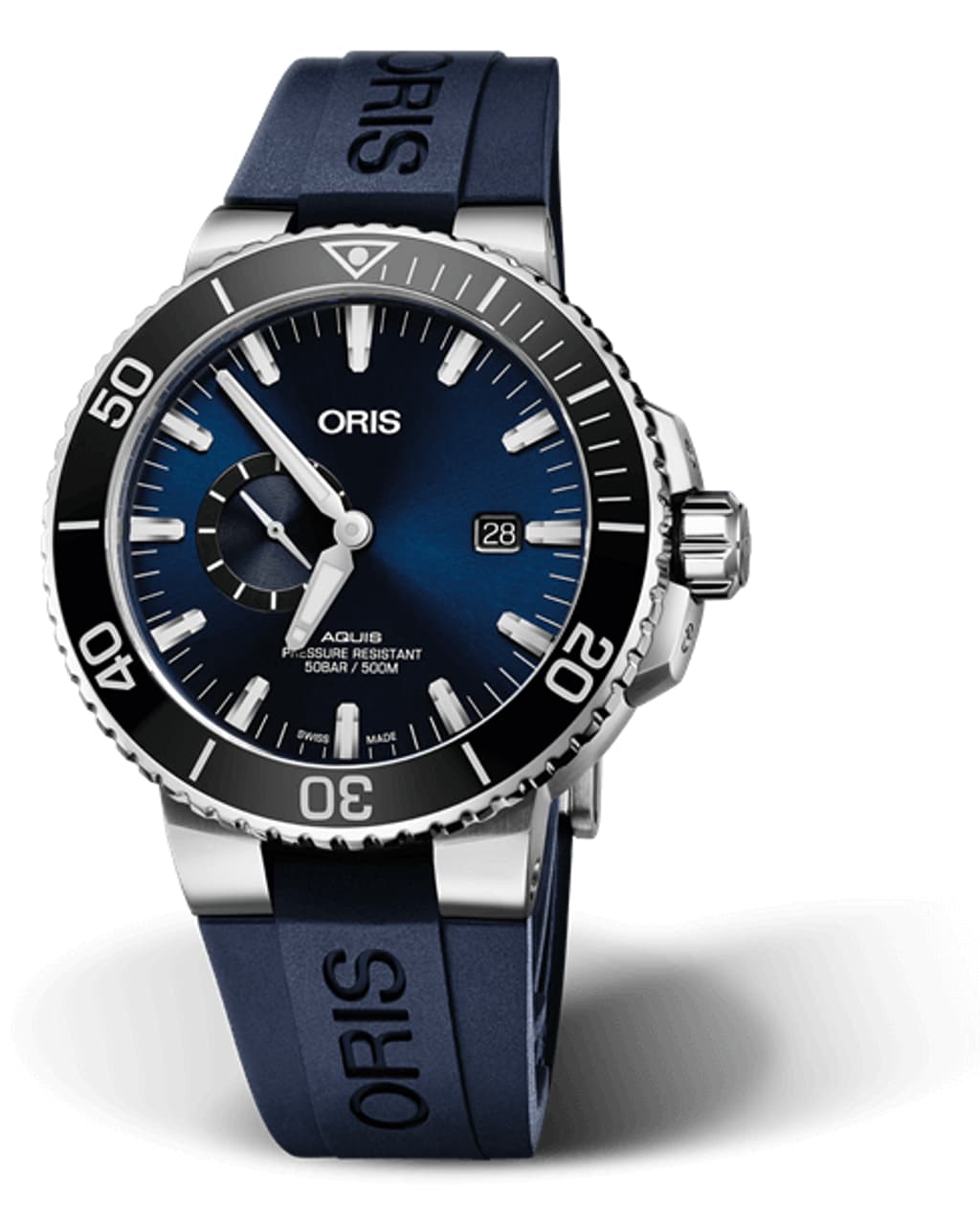 Vertical image of Aquis Small Second, Date