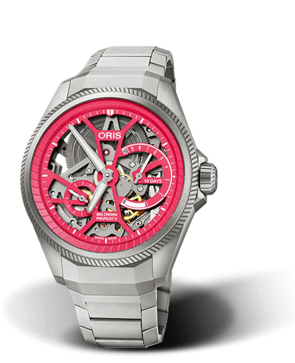 Vertical image of Big Crown ProPilot X Pink Dial 2021