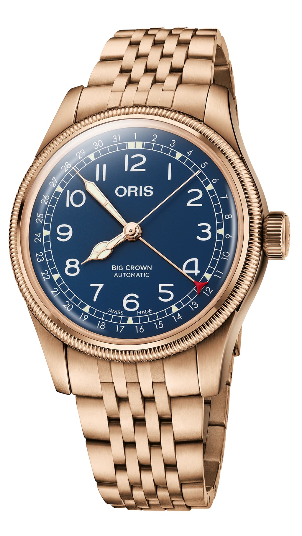 Vertical image of  Big Crown Bronze Pointer Date
