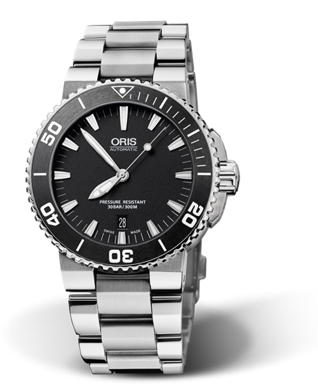 Aquis デイト - 01 733 7653 4154-07 8 26 01PEB | Oris