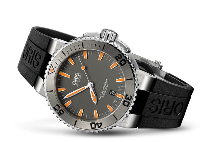 Bracelet De Plongée En Caoutchouc PU Souple 24 Mm - Couleur Grise, Qualité Supérieure, Compatible ORIS TT1 F1