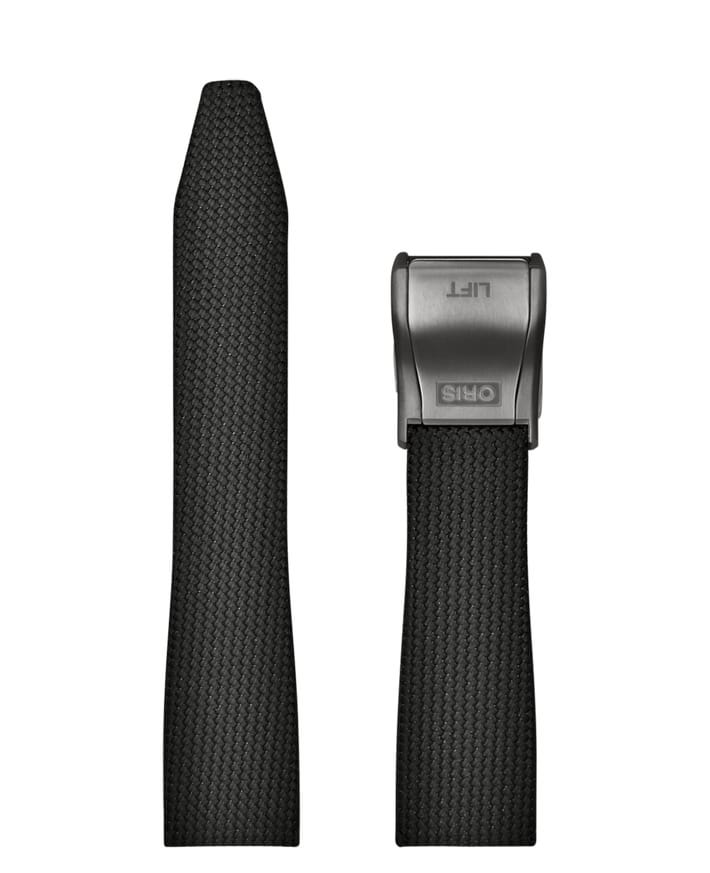 Image of Cinturino in tessuto nero