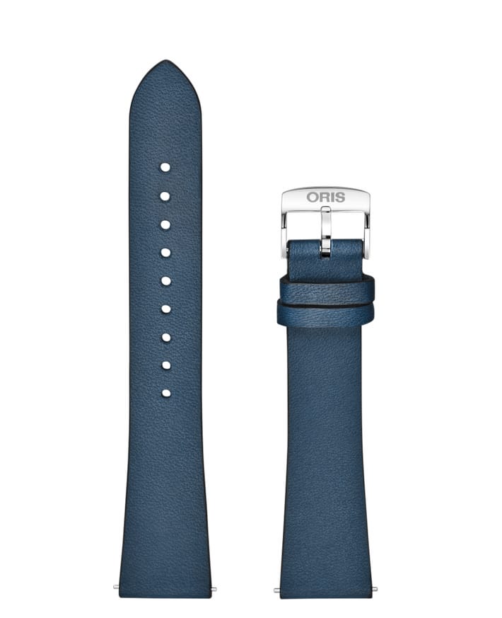 Image of Leather strap blue
