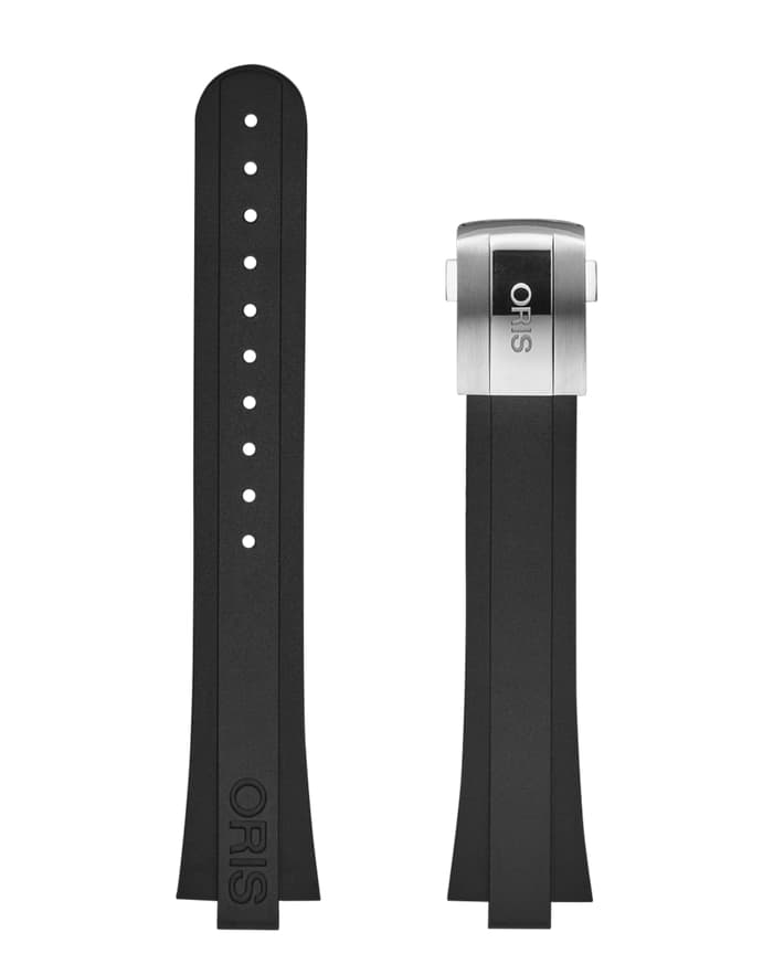 Image of Bracelet en caoutchouc noir