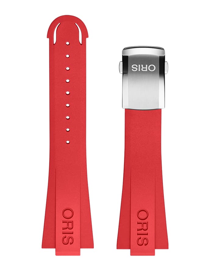 Image of Rubber strap red