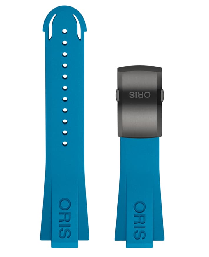 Image of Bracelet en caoutchouc bleu