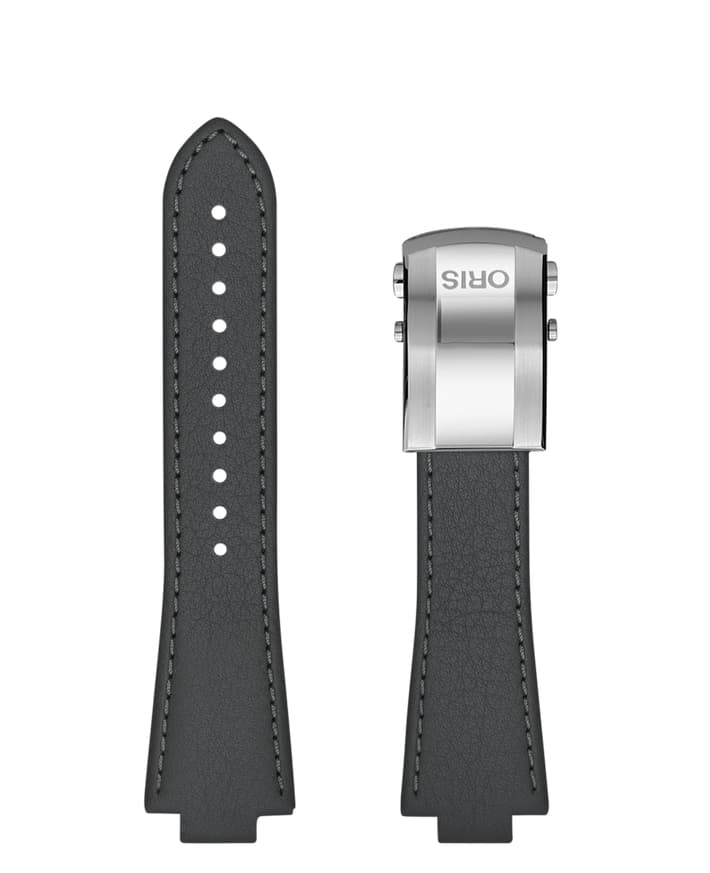 Image of Leather strap grey