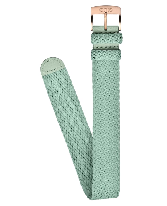 Image of Bracelet en textile vert
