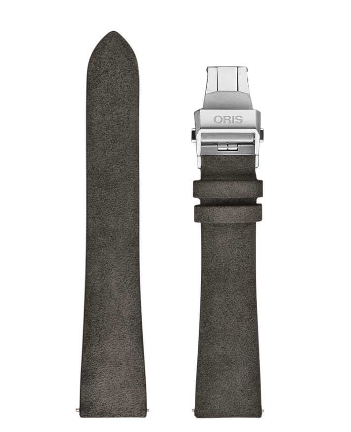 Image of Leather strap grey